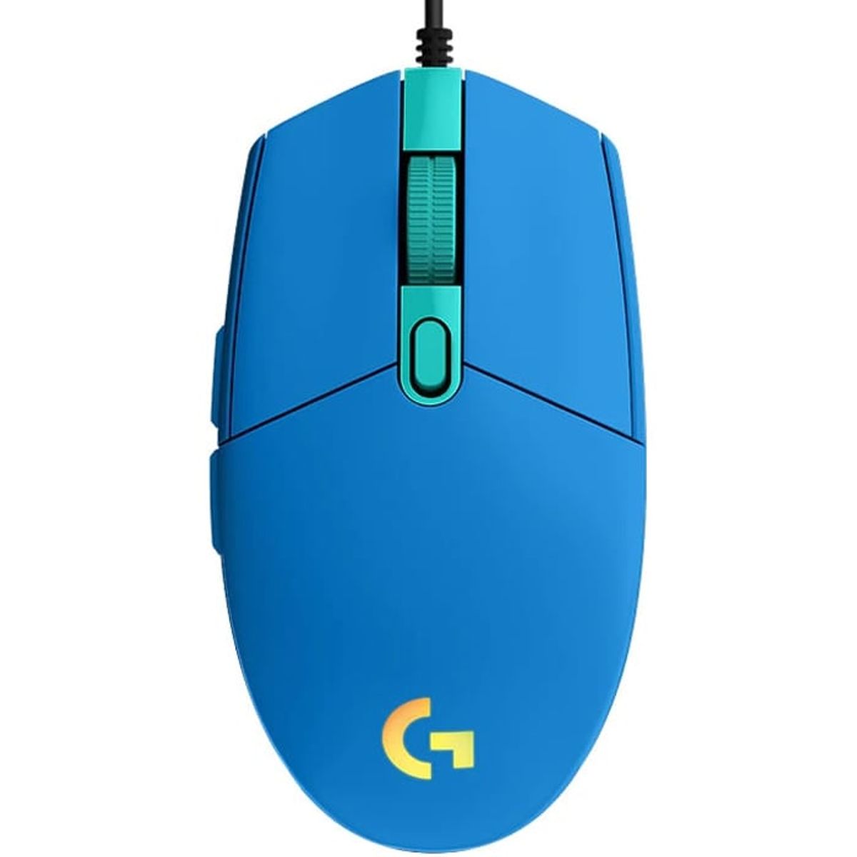 LOGITECH - Mouse Logitech G203 AZUL- RGB LIGHTSYNC Con 6 Botones Para Juegos