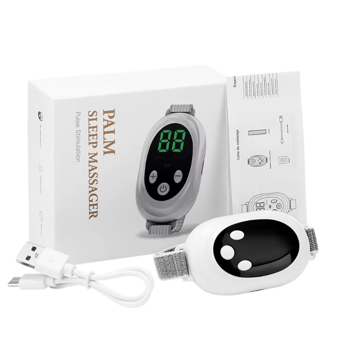 GENERICO - Neurocontrol Dispositivo Para Ansiedad Y Sueño 20 Niveles