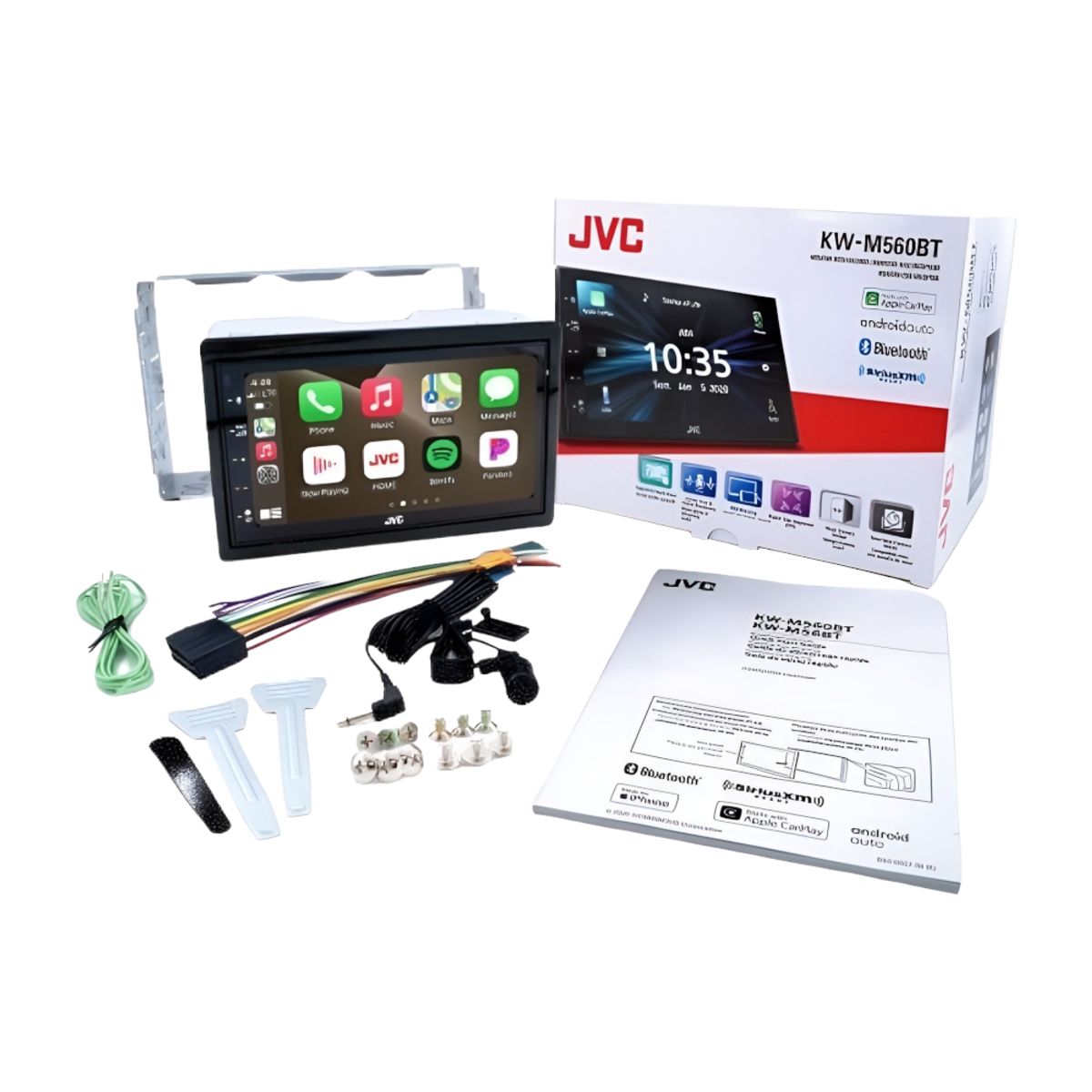 GENERICO - AUTORADIO PANTALLA JVC  KW-M560BT ANDROID AUTO - CarPLAY