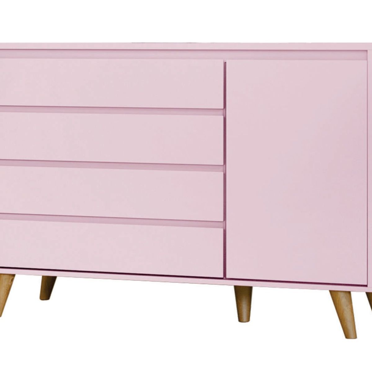 GENERICO - COMODA LORENA ROSADO PARA BEBE