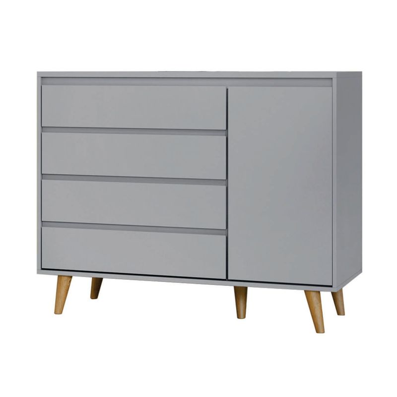 GENERICO - COMODA LORENA GRIS PARA BEBE