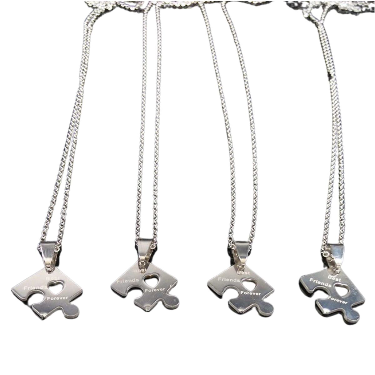 GENERICO - Collares  "Best Friends Forever" – ¡Amistad de cuatro!