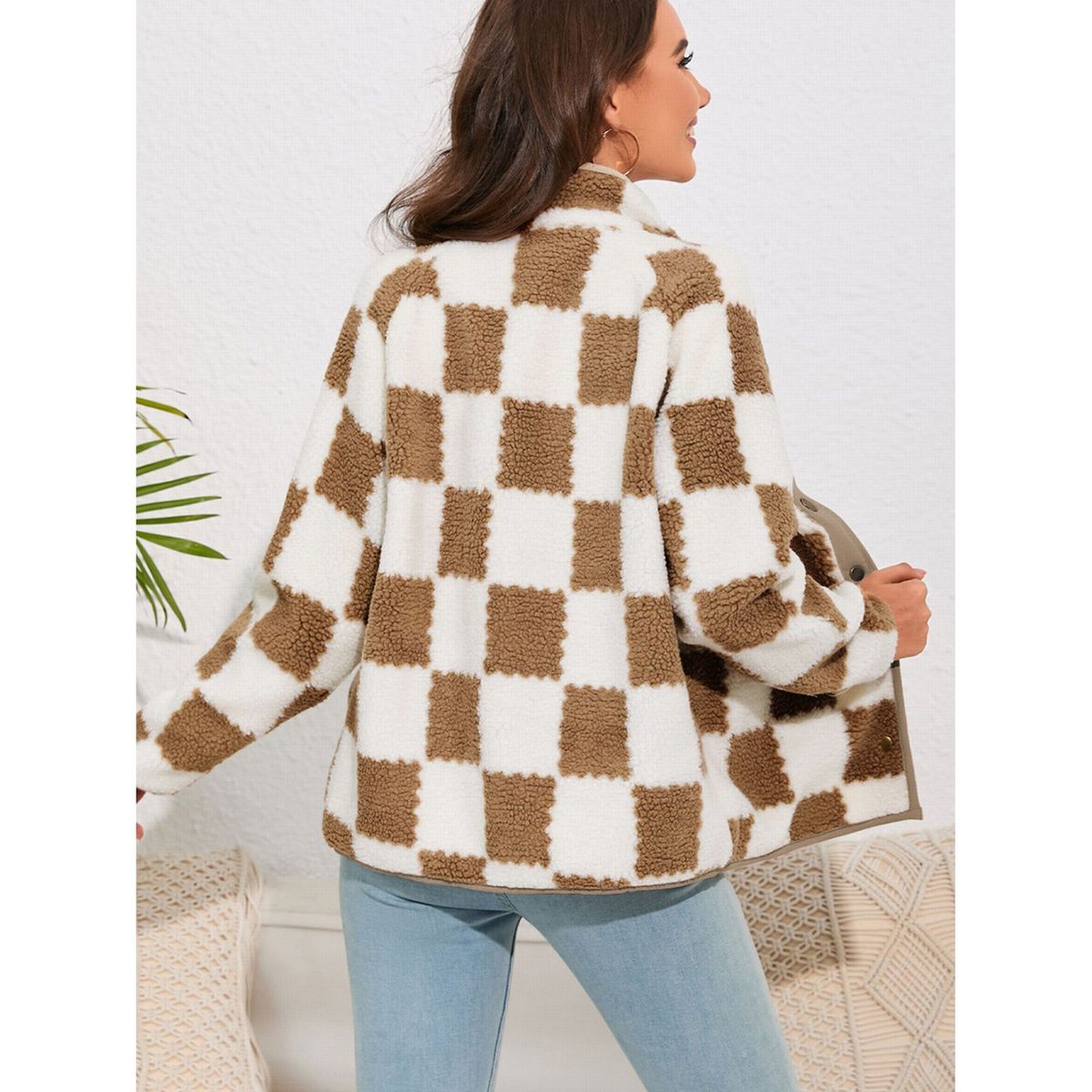 TIOZONEY - Abrigo de manga larga térmica para mujeres.