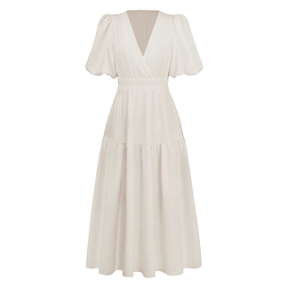 TIOZONEY - Vestido de mujer con cuello en V