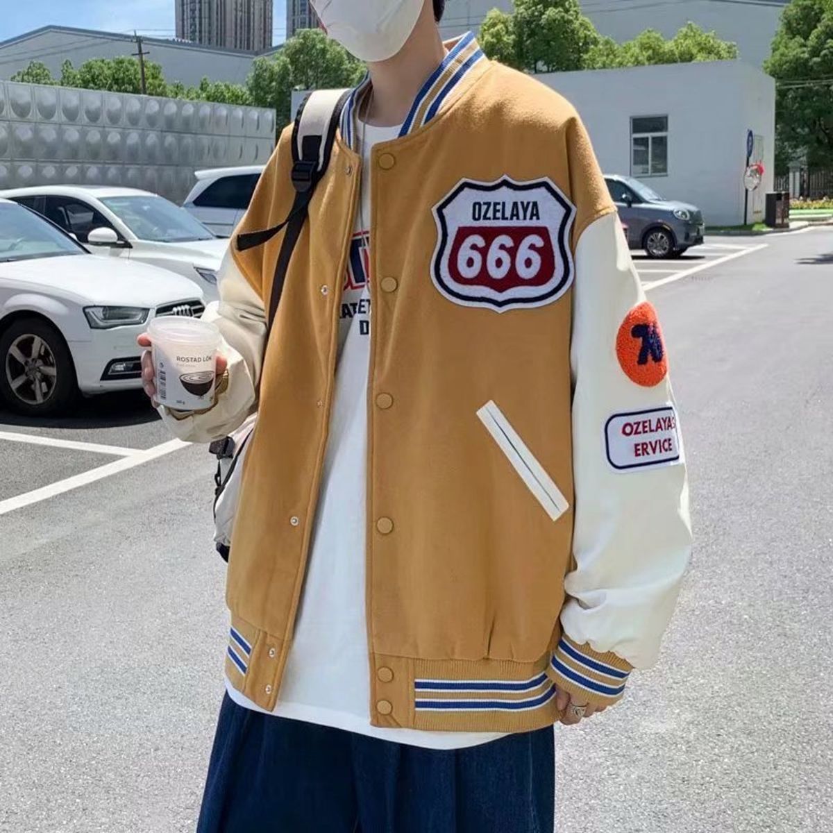 TIOZONEY - Chaqueta para parejas de otoño e invierno - Azul