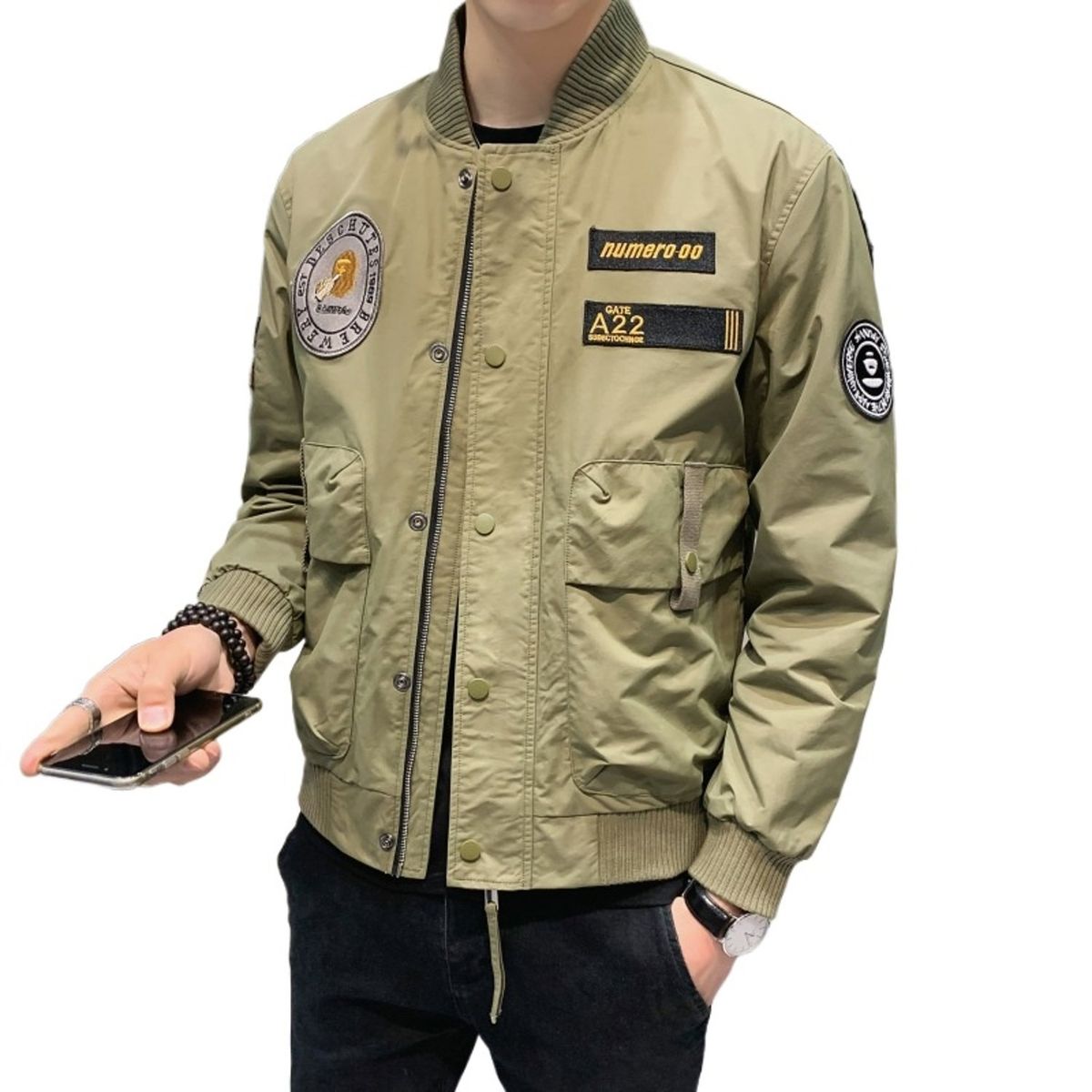 TIOZONEY - Chaqueta de montañismo al aire libre - Verde