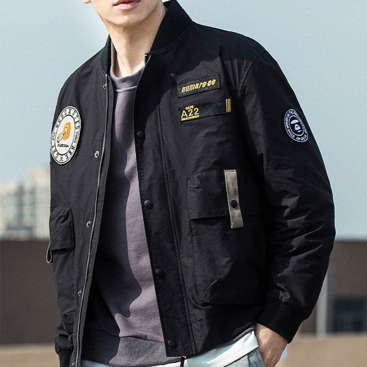 TIOZONEY - Chaqueta de montañismo al aire libre - Blanco