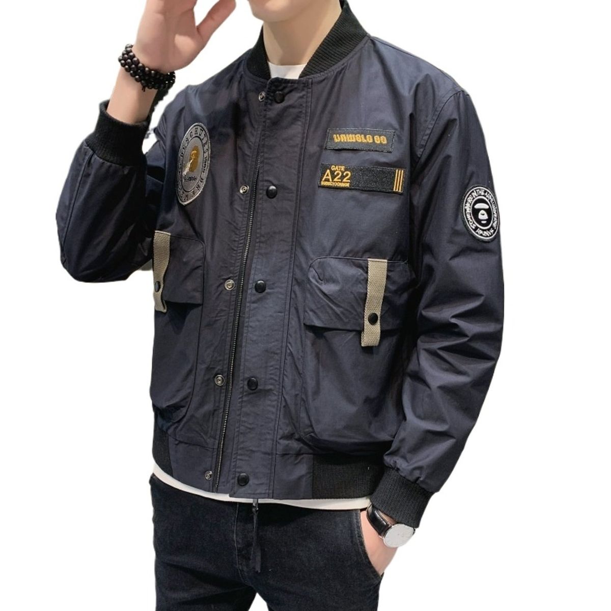 TIOZONEY - Chaqueta de montañismo al aire libre - Negro