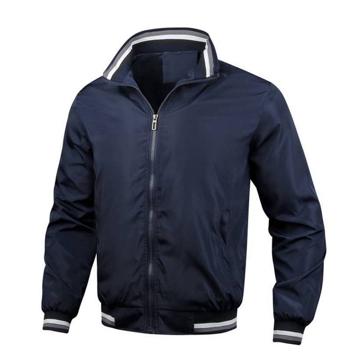 TIOZONEY - Chaqueta casual para hombres - Azul