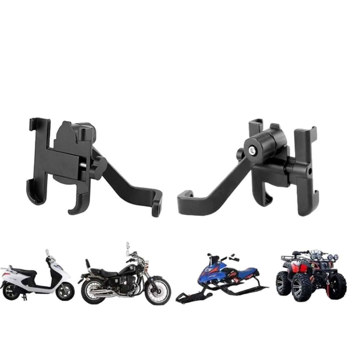 GENERICO - SOPORTE DE TELÉFONO PARA BICICLETA Y MOTOCICLETA