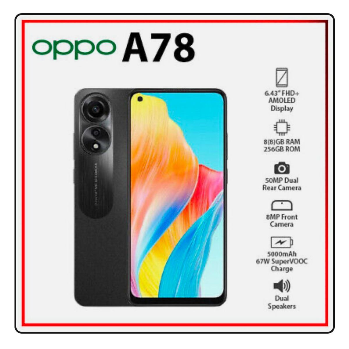 OPPO - Celular OPPO A78 4+128GB