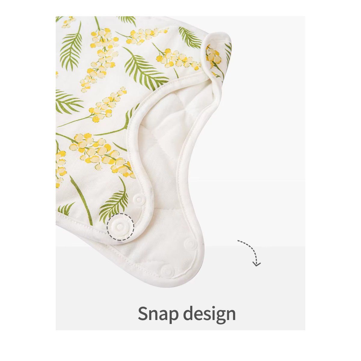 GENERICO - Pijama Saco de Dormir Algodón Bambú Talla L (hasta 95 cm)