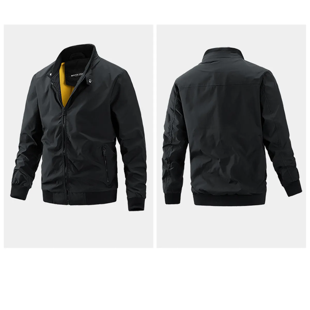 TIOZONEY - Chaqueta de aviador para hombre