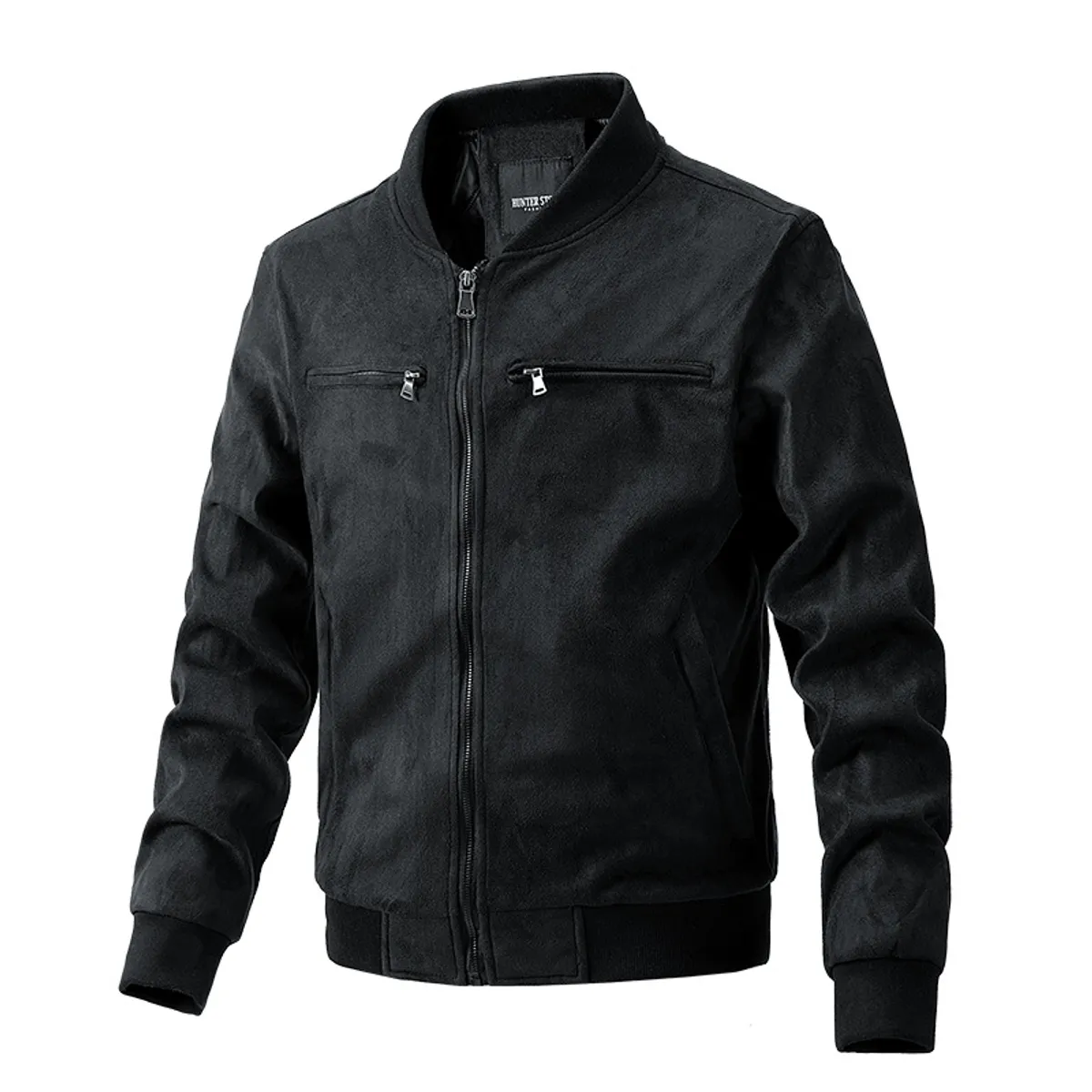 TIOZONEY - Chaqueta de hombre con cuello alto