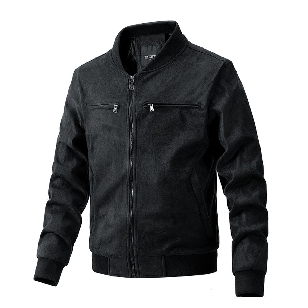 TIOZONEY - Chaqueta de hombre con cuello alto