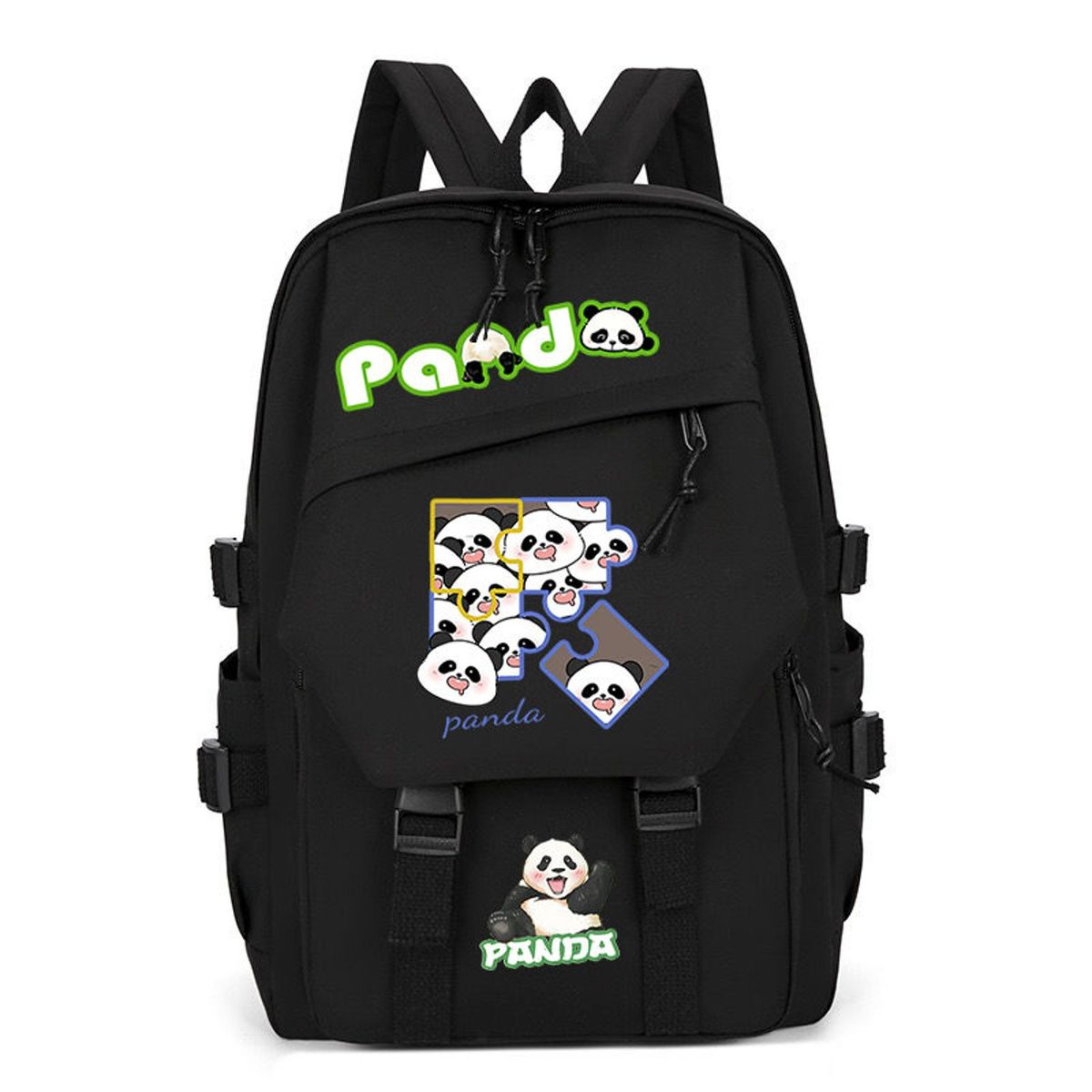 TIOZONEY - Mochila escolar panda para estudiantes