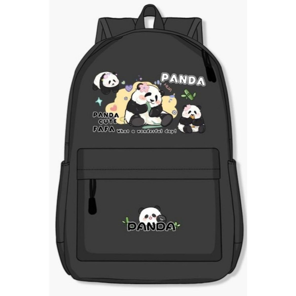 TIOZONEY - Mochila escolar panda para estudiantes
