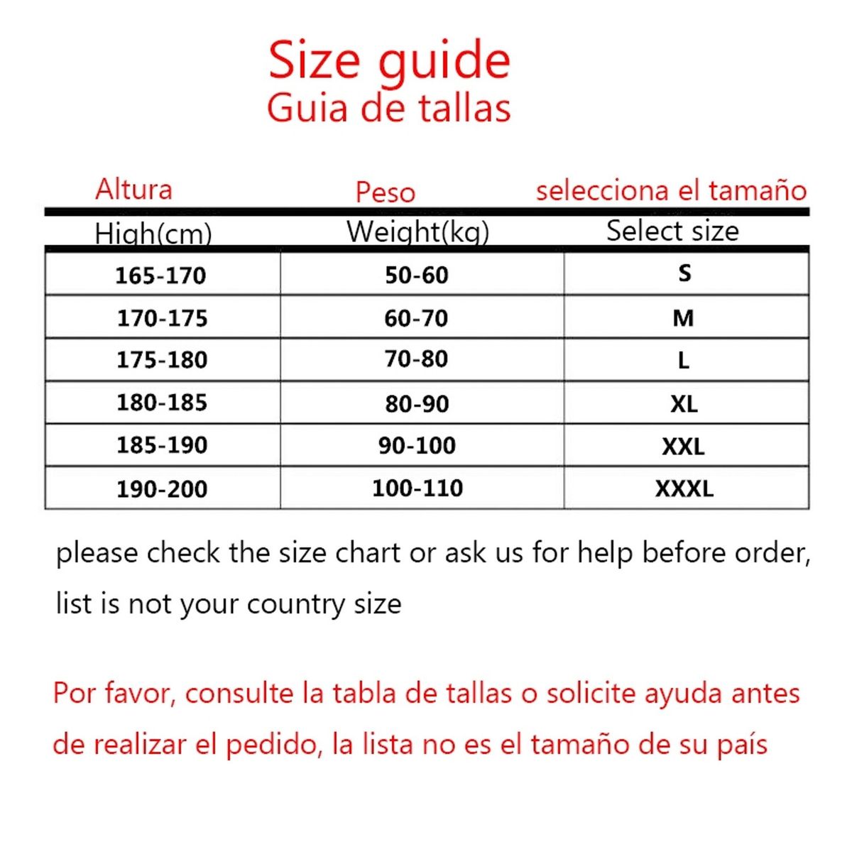 TIOZONEY - Calza deportiva larga ajustada Hombre - Negro