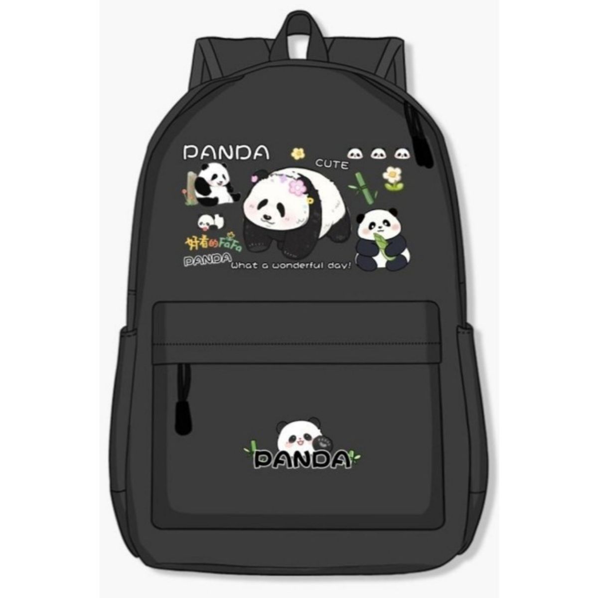 TIOZONEY - Mochila escolar panda para estudiantes