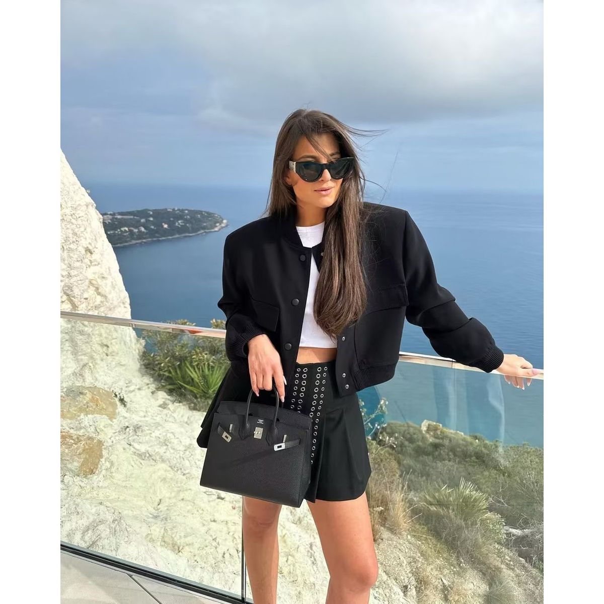 TIOZONEY - Chaqueta de mujer de primavera - Gris