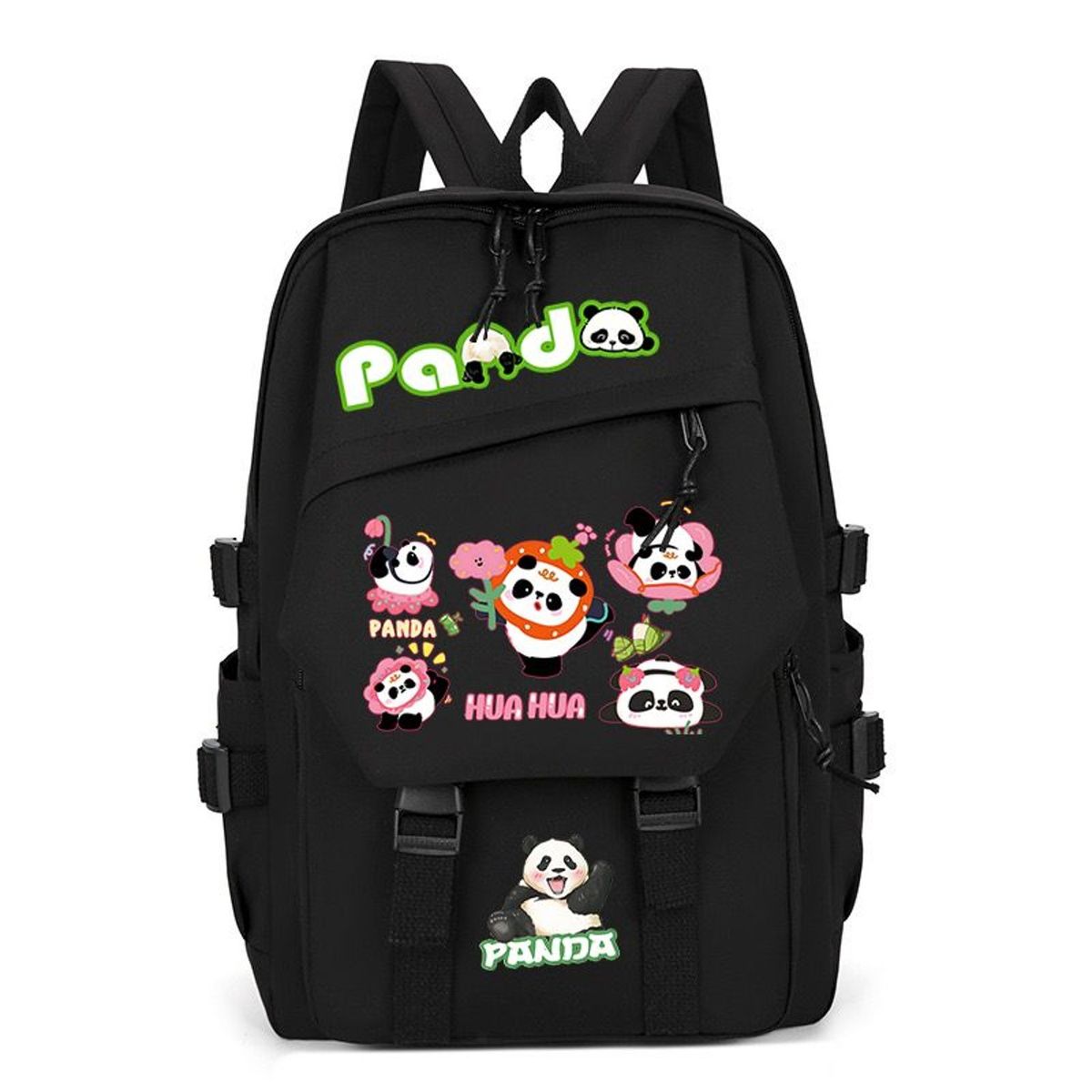 TIOZONEY - Mochila escolar panda para estudiantes