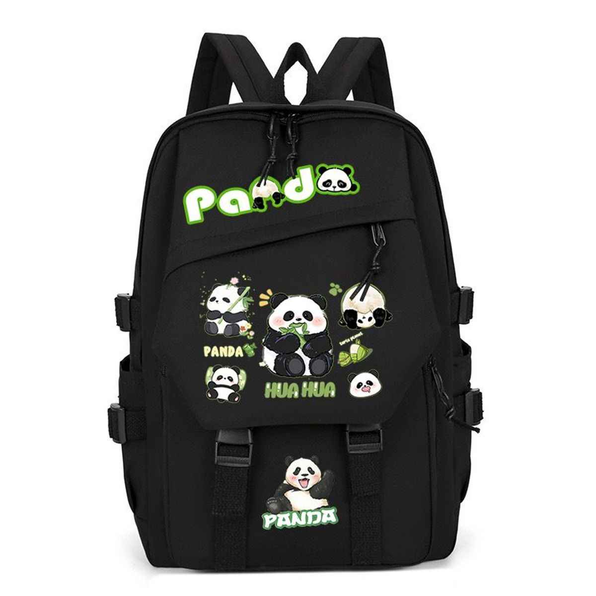 TIOZONEY - Mochila escolar panda para estudiantes
