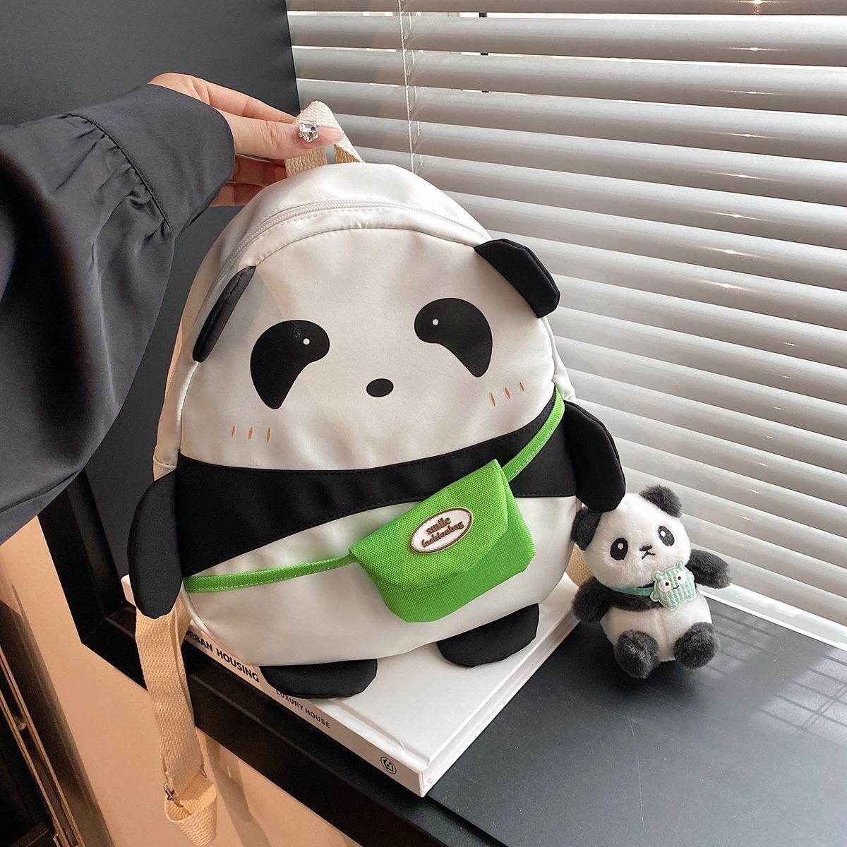 TIOZONEY - Bonita mochila escolar Panda