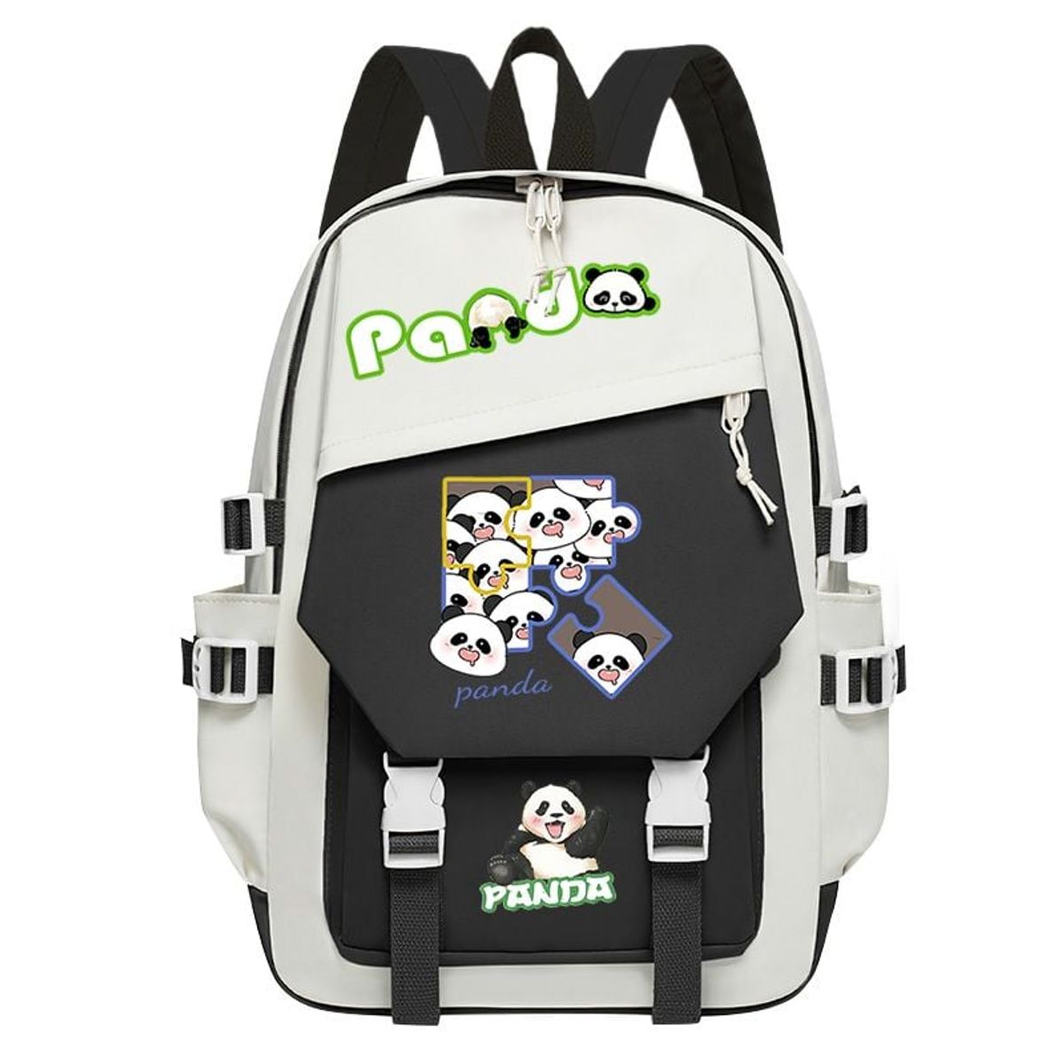 TIOZONEY - Mochila escolar panda para estudiantes
