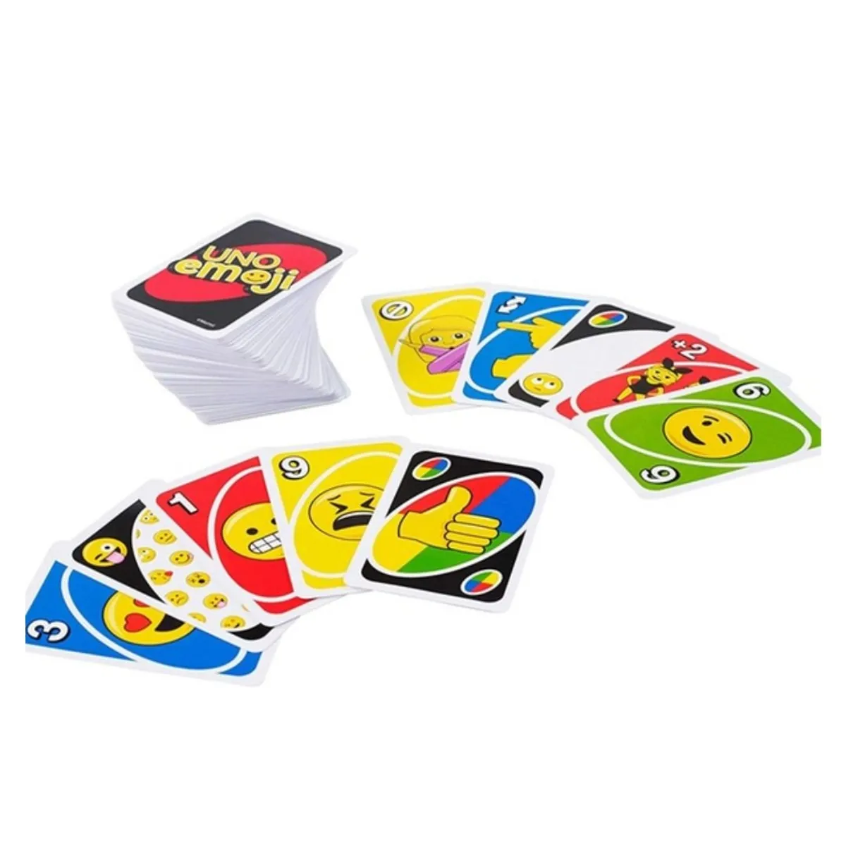 GENERICO - Juego De Cartas 2En1 UNO Emoji + Connect4
