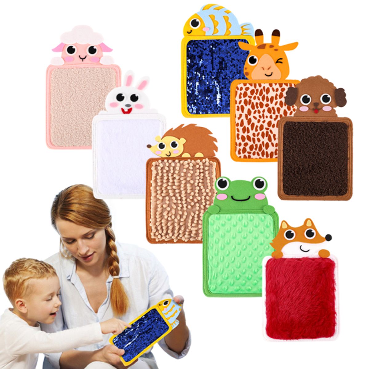 GENERICO - Tarjetas Sensoriales x8 Pack