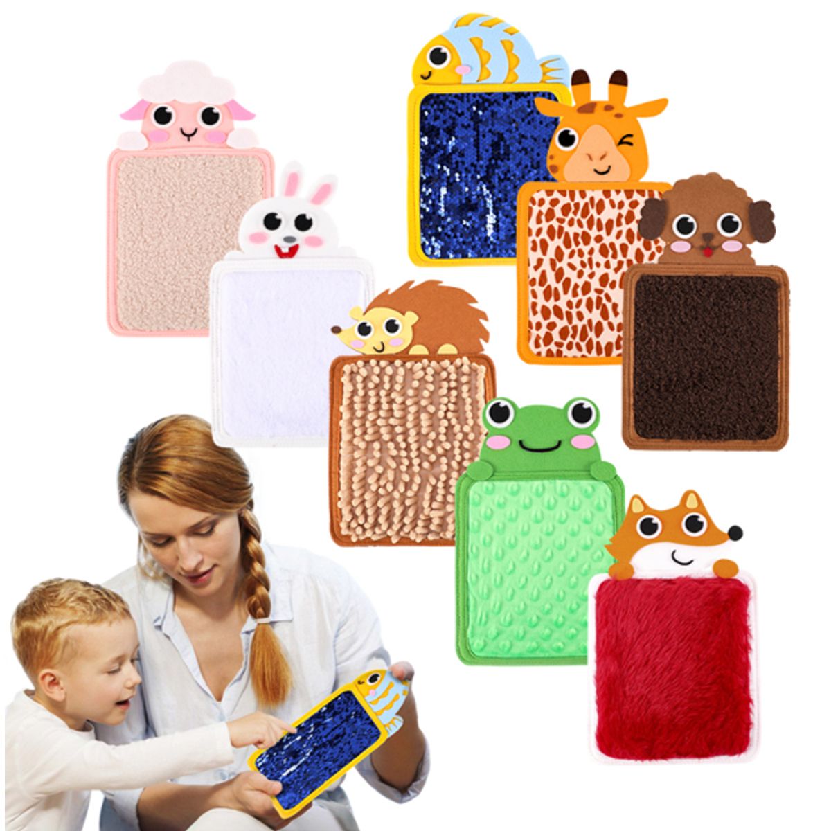 GENERICO - Tarjetas Sensoriales x8 Pack