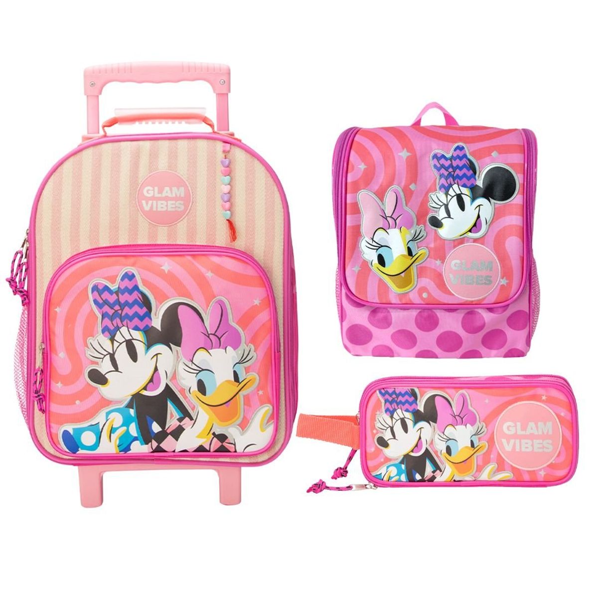 DISNEY - Pack Escolar Maleta Oficio Minnie Mouse y Daisy