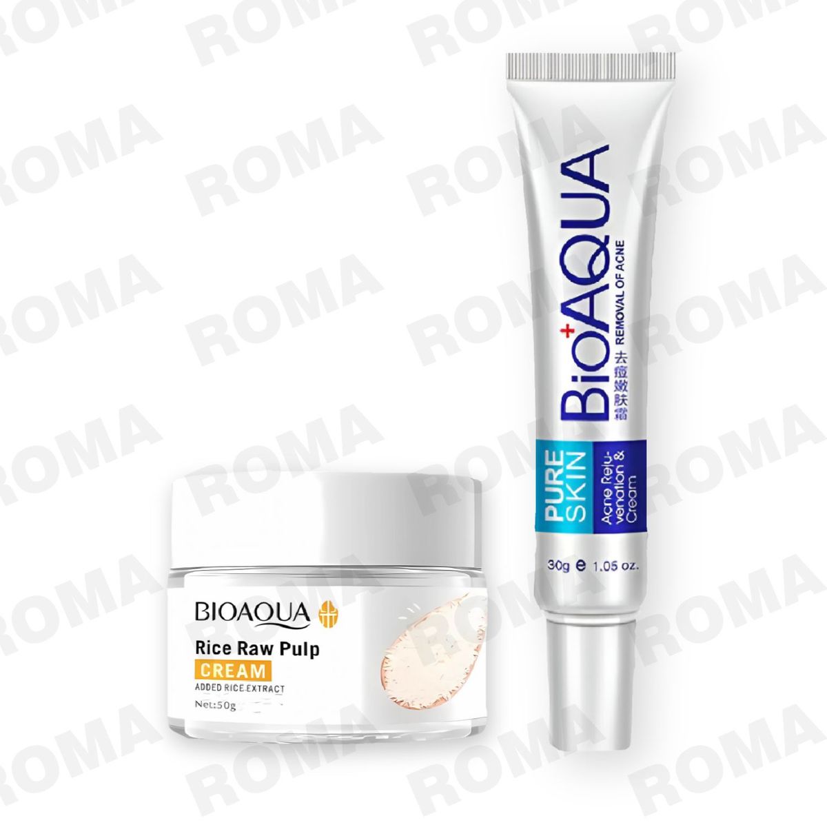 BIOAQUA - PACK CREMA ACLARANTE Y CREMA ANTI ACNÉ BIOAQUA