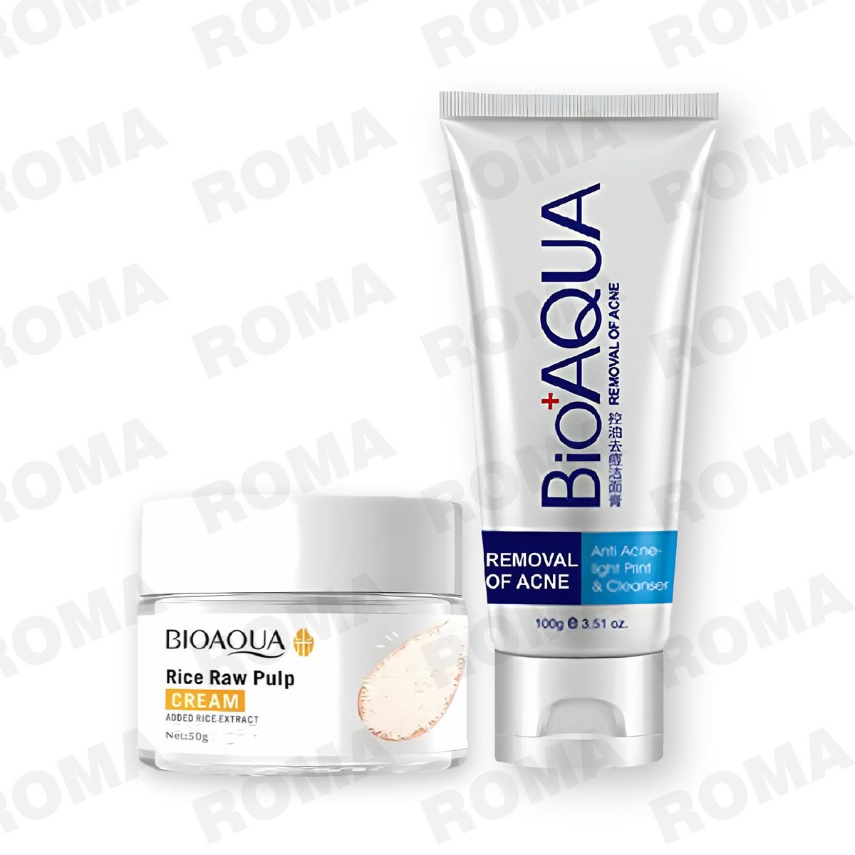 BIOAQUA - PACK CREMA ACLARANTE Y GEL LIMPIADOR ANTI ACNÉ BIOAQUA
