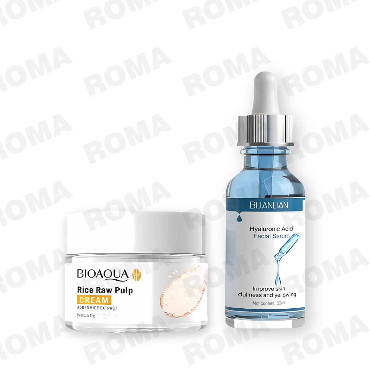 GENERICO - PACK CREMA ACLARANTE BIOAQUA Y SERUM HYALURONIC BLIANLIAN