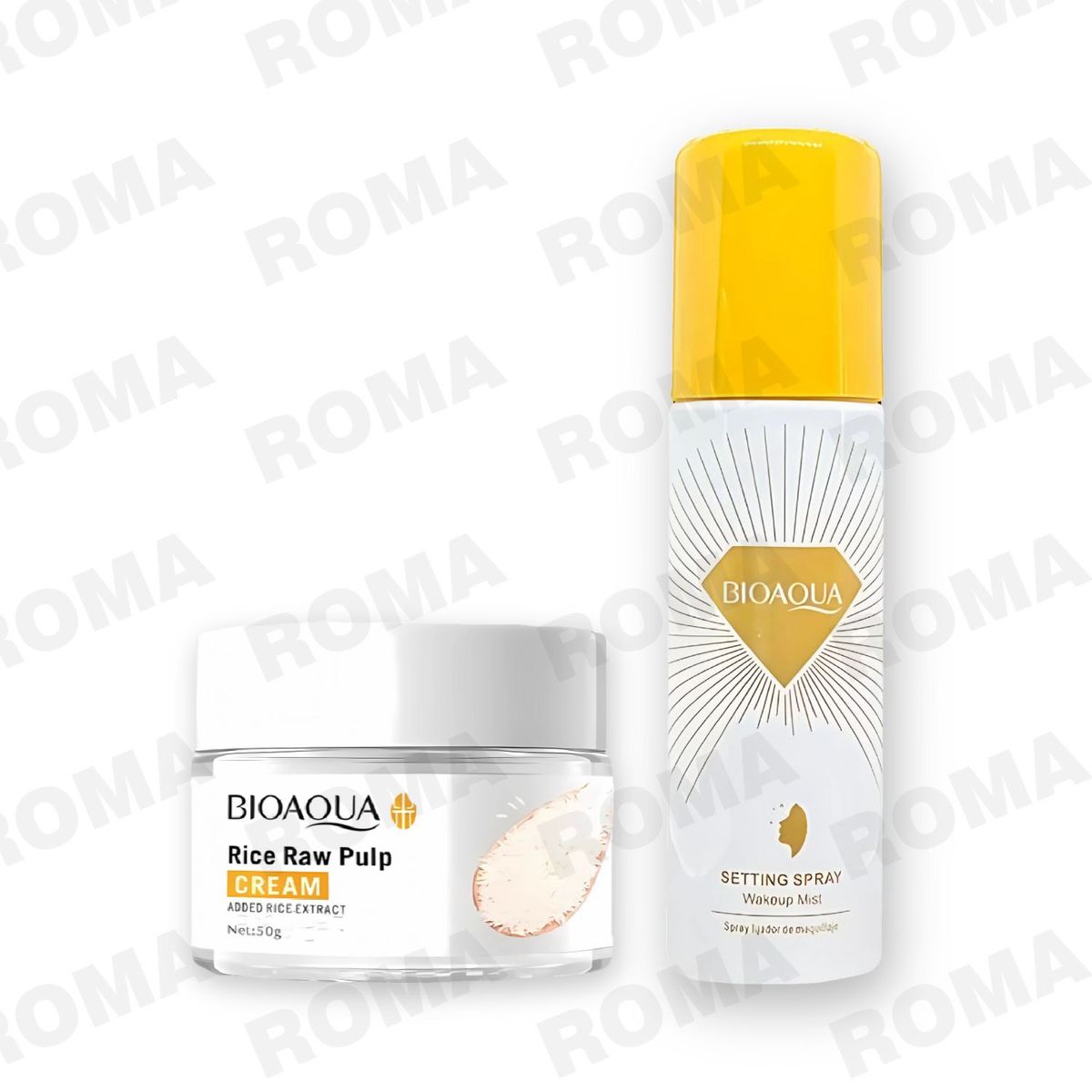 BIOAQUA - PACK CREMA ACLARANTE Y SPRAY FIJADOR DE MAQUILLAJE BIOAQUA