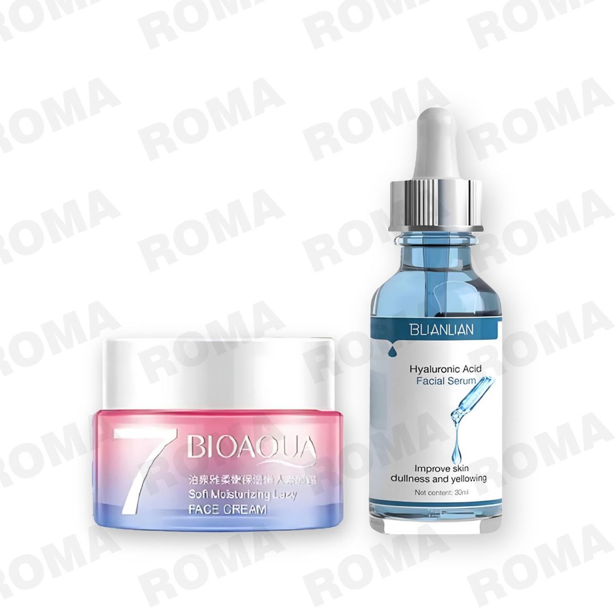 BIOAQUA - PACK CREMA HIDRATANTE VEGANA BIOAQUA Y SERUM HYALURONIC BLIANLIAN