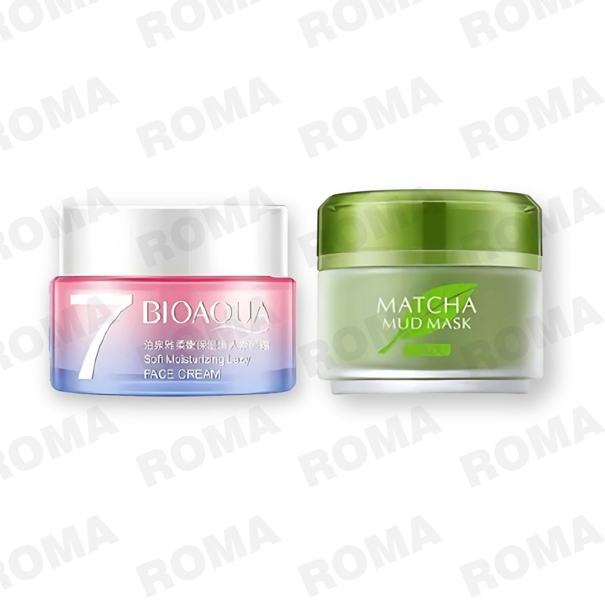 BIOAQUA - PACK CREMA HIDRATANTE VEGANA BIOAQUA Y MASCARILLA MATCHA LAIKOU