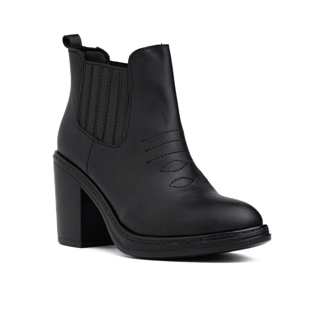 NEBULA - Botas Texana 2.0 - Nébula - Negro Cuero