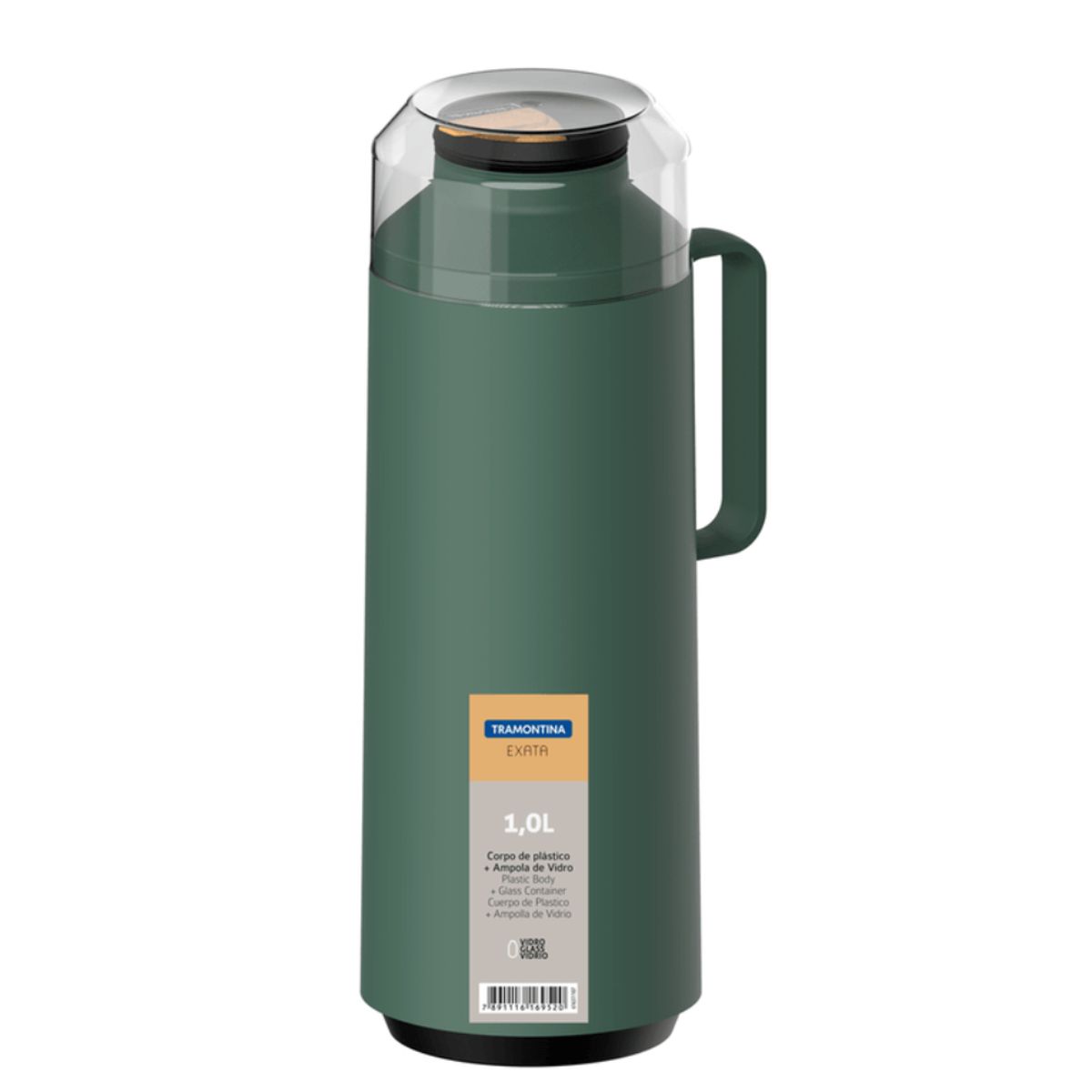 TRAMONTINA - Termo Exata en Plástico verde de 1 L -  6-61637107