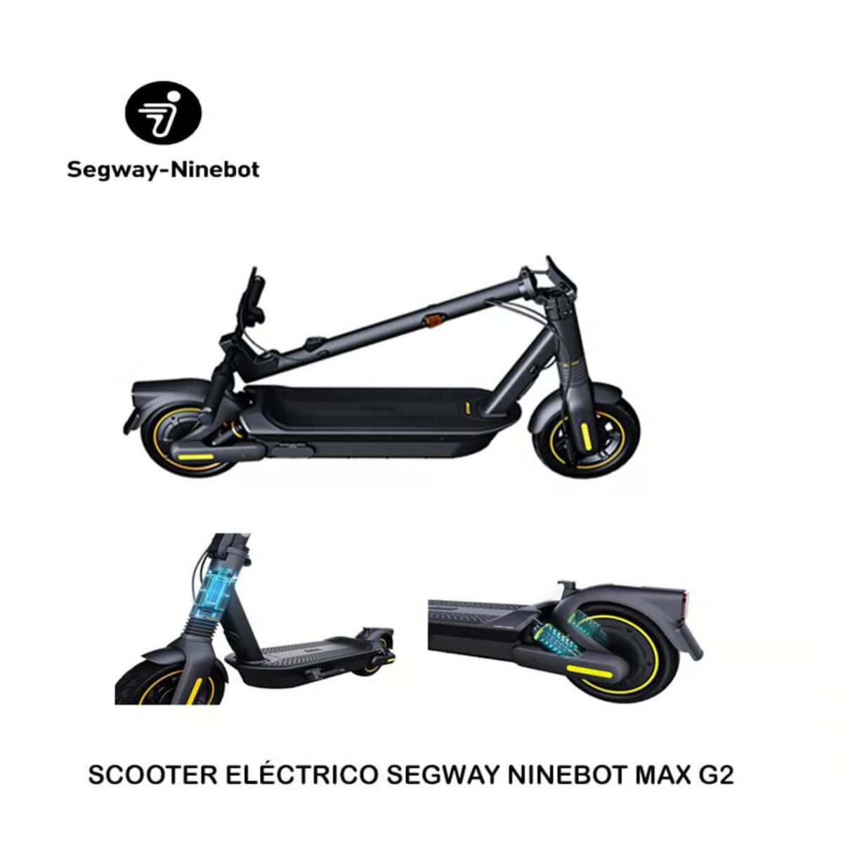 SEGWAY NINEBOT - SCOOTER ELÉCTRICO NINEBOT MAX G2 DE 70KM AUTONOMÌA