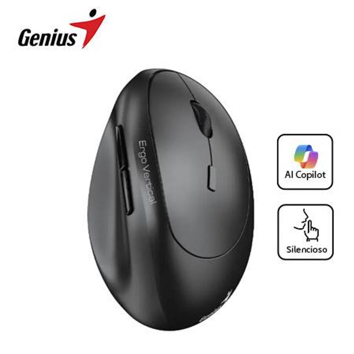 GENIUS - MOUSE GENIUS ERGO 8350S AI COPILOT DUAL BLUETOOTH VERTICAL