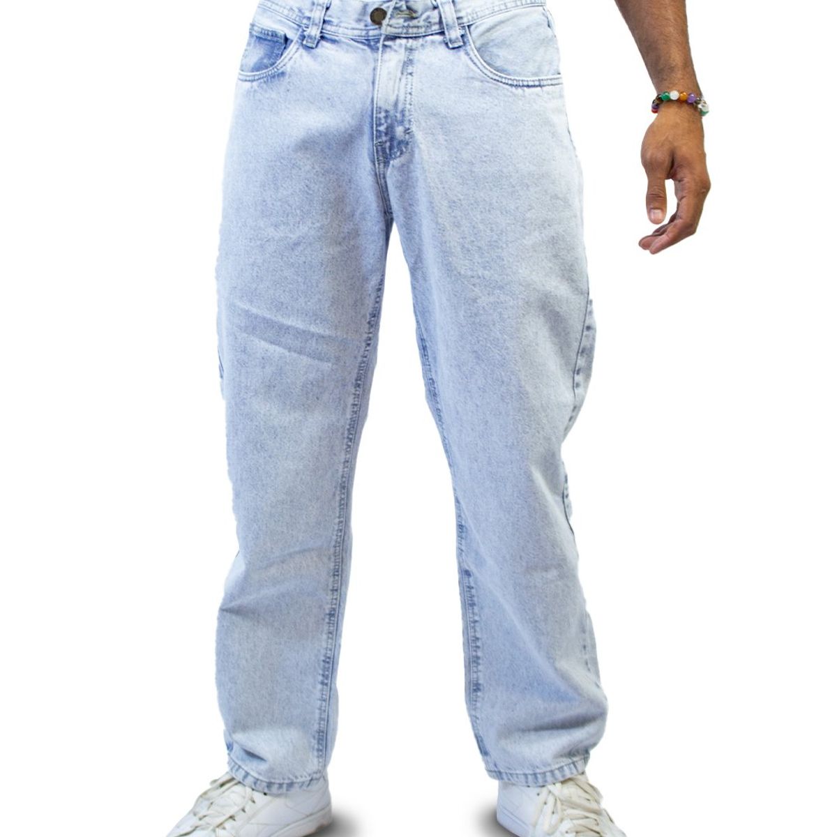 DM DEXMEN - Pantalón Dexmen Jean Bagui Celeste