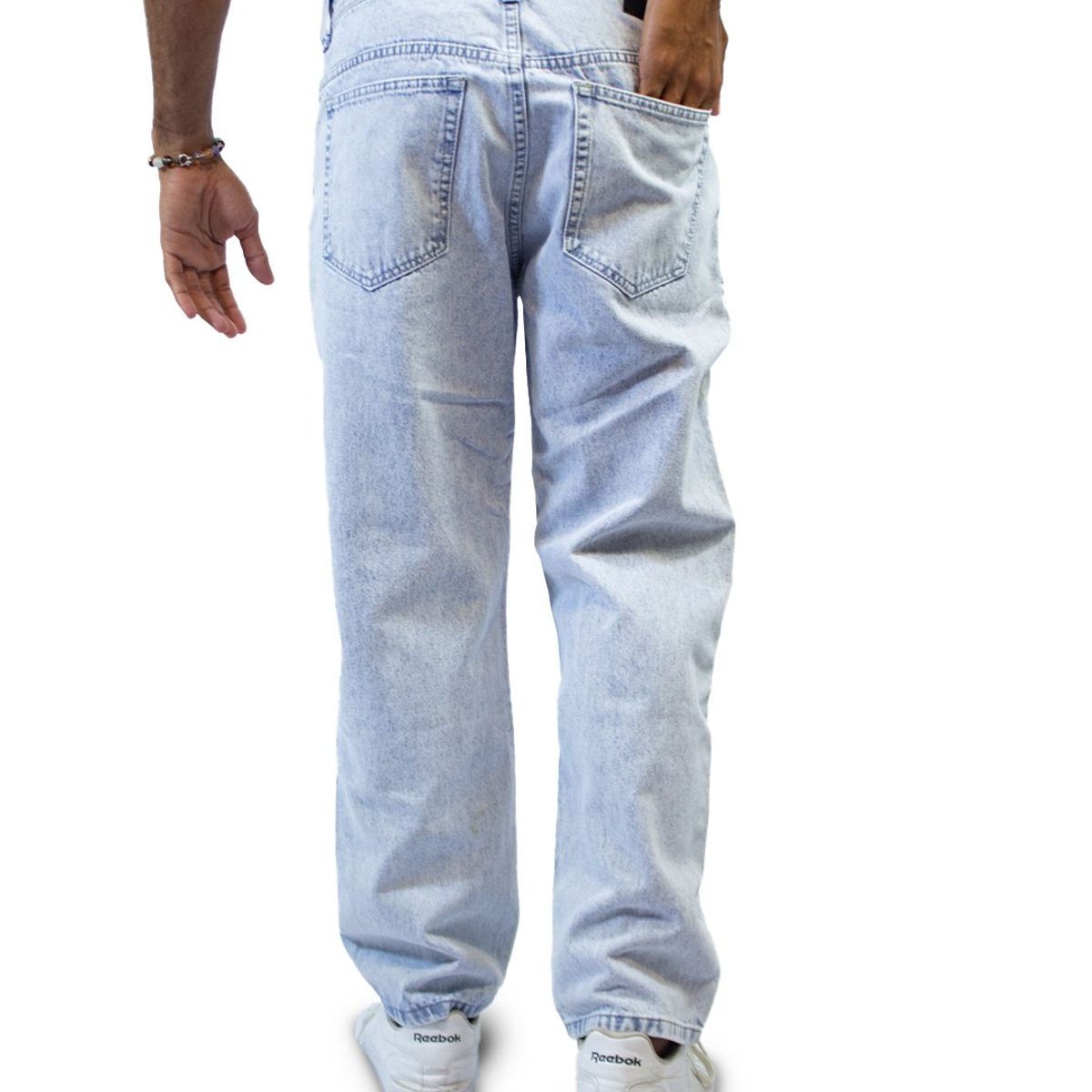 DM DEXMEN - Pantalón Dexmen Jean Bagui Celeste