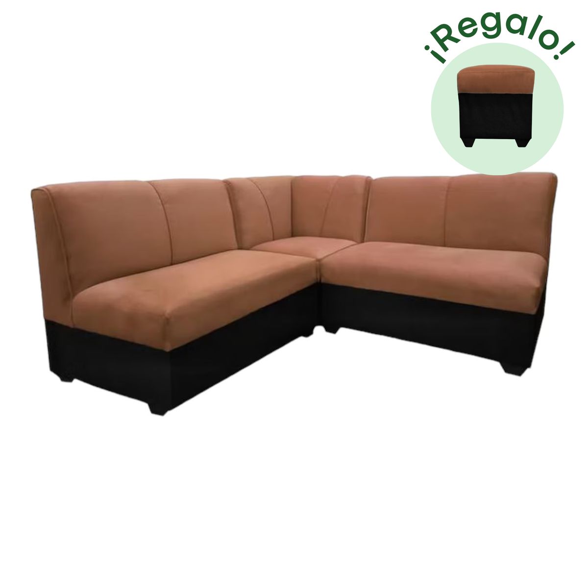 GENERICO - Seccional Provenzal + Banqueta de Regalo - Canela