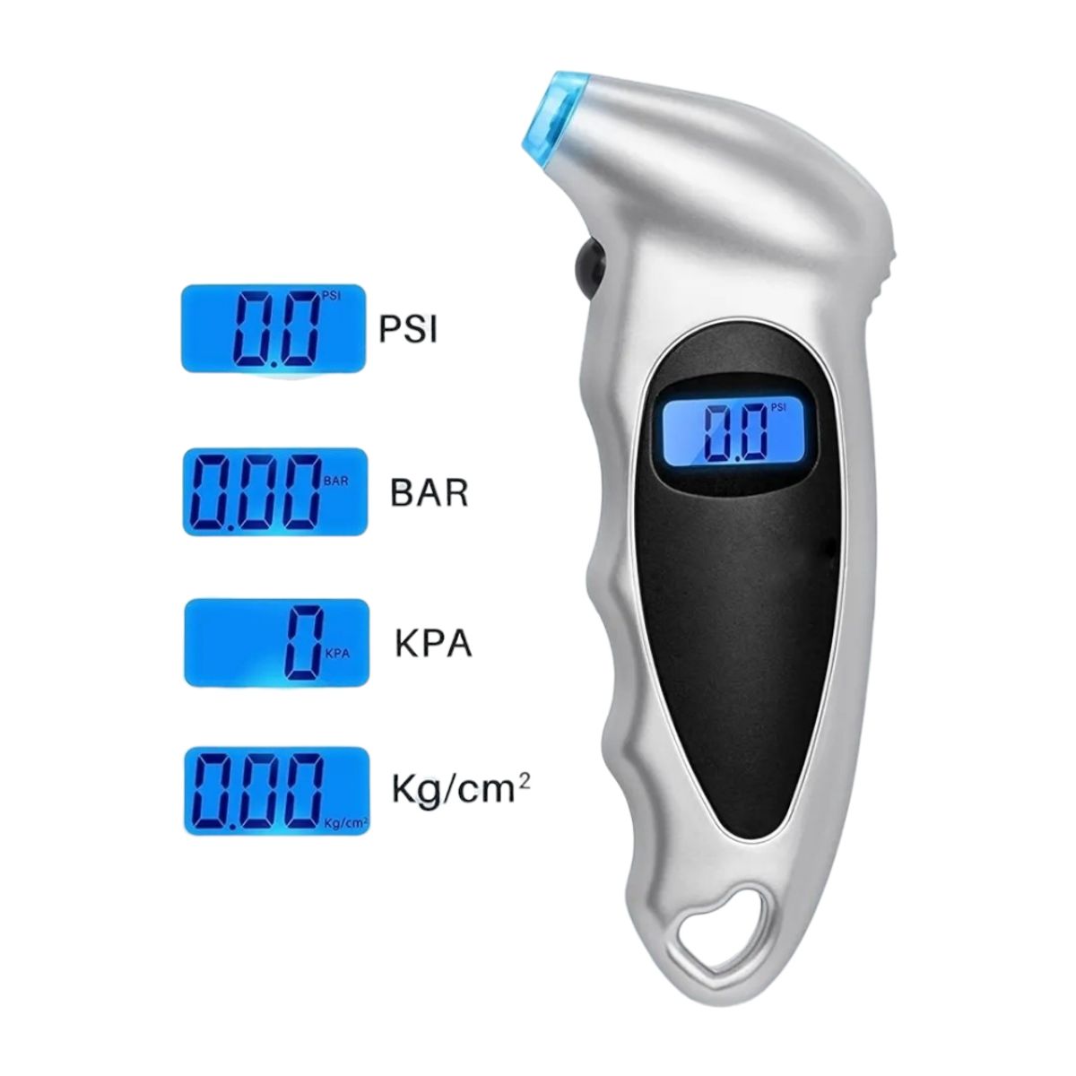 GENERICO - MEDIDOR DIGITAL PARA NEUMATICO 150PSI MAX