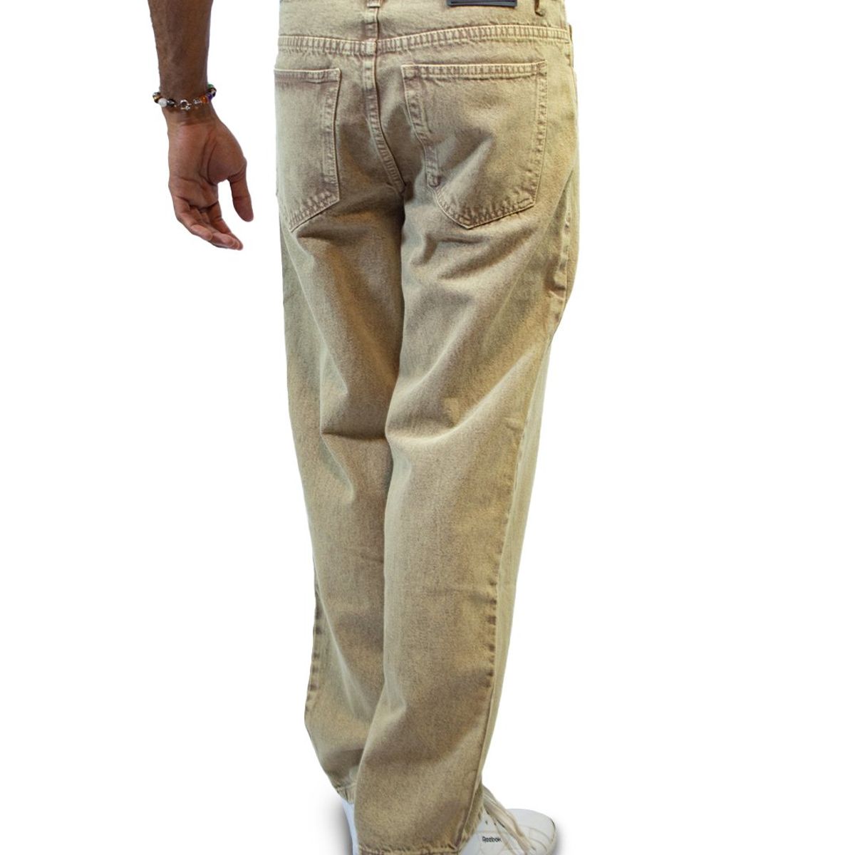 DM DEXMEN - Pantalón Dexmen Jean Bagui Beige