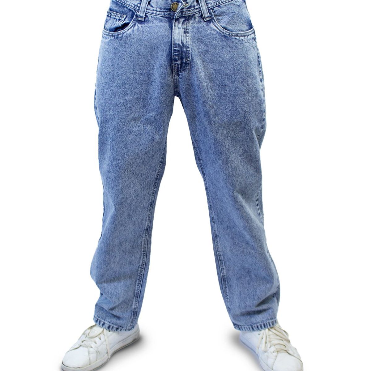 DM DEXMEN - Pantalón Dexmen Jean Bagui Azul