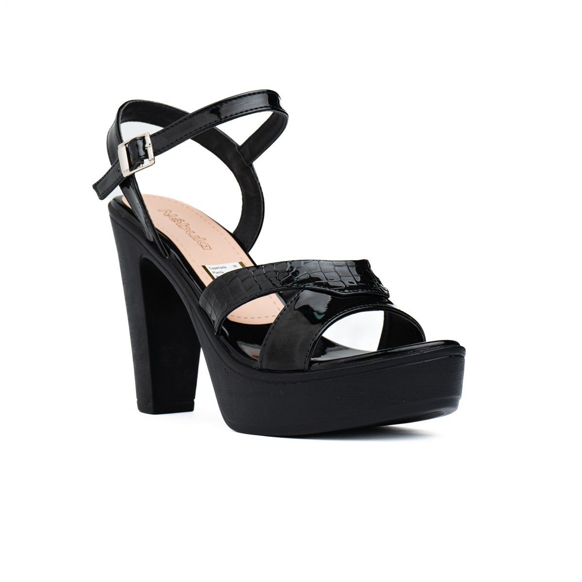 NEBULA - Sandalia Chemsy - Nébula - Negro