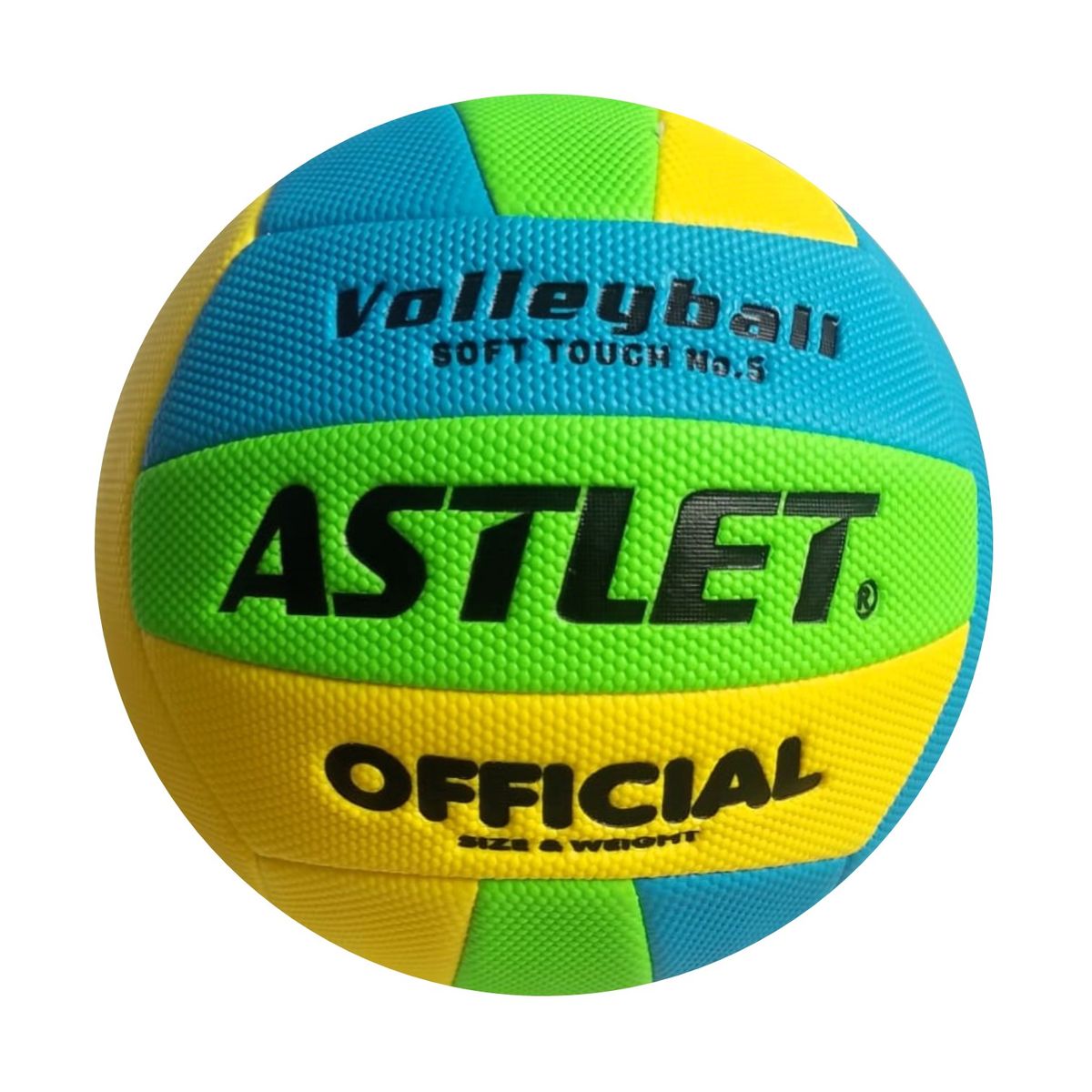 GENERICO - PELOTA PARA VÓLEY TALLA 5 TEXTURA SUAVE TUTTI ASTLET VERDE